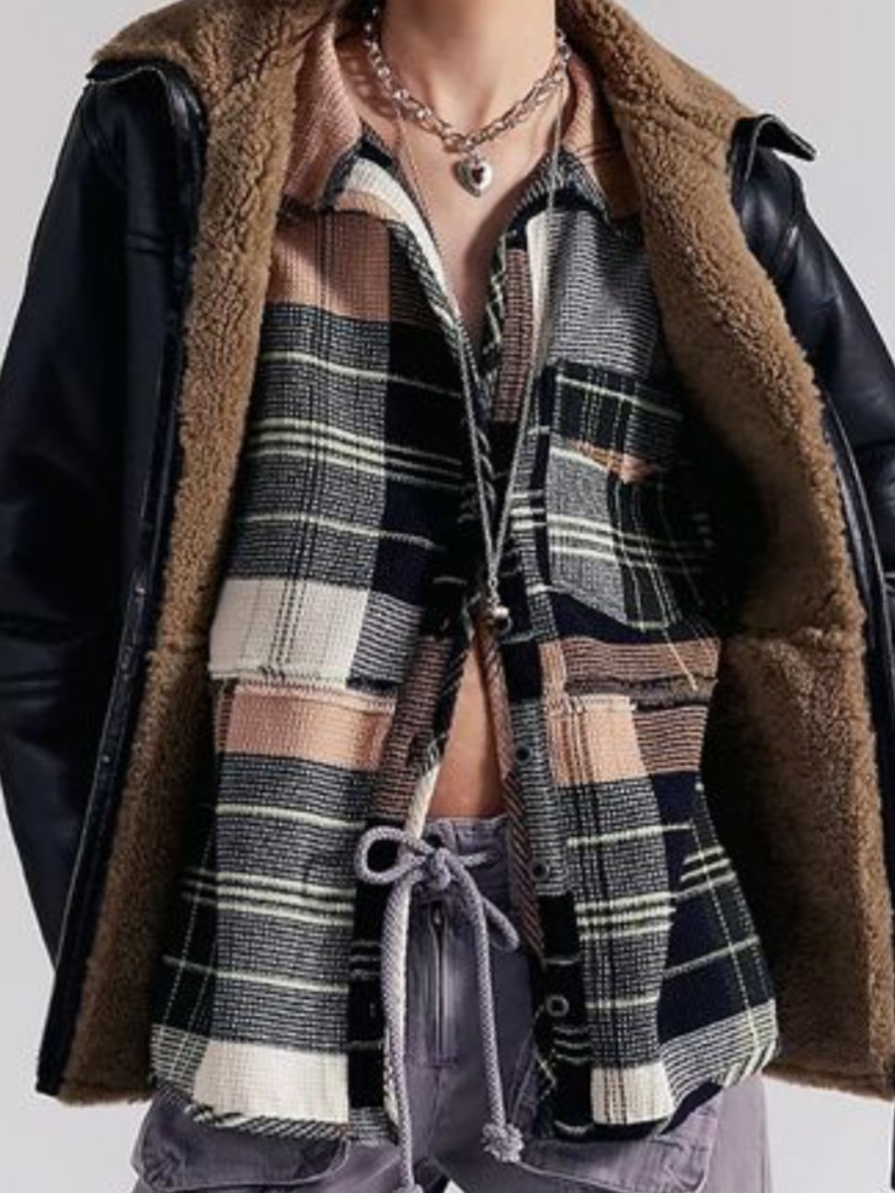 We The Free Cozy In Plaid Shacket S